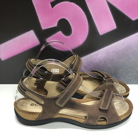 ecco leather sandals